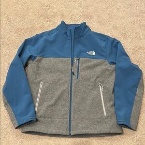 The North Face Performance Jacket Blue and Gray Full Zip